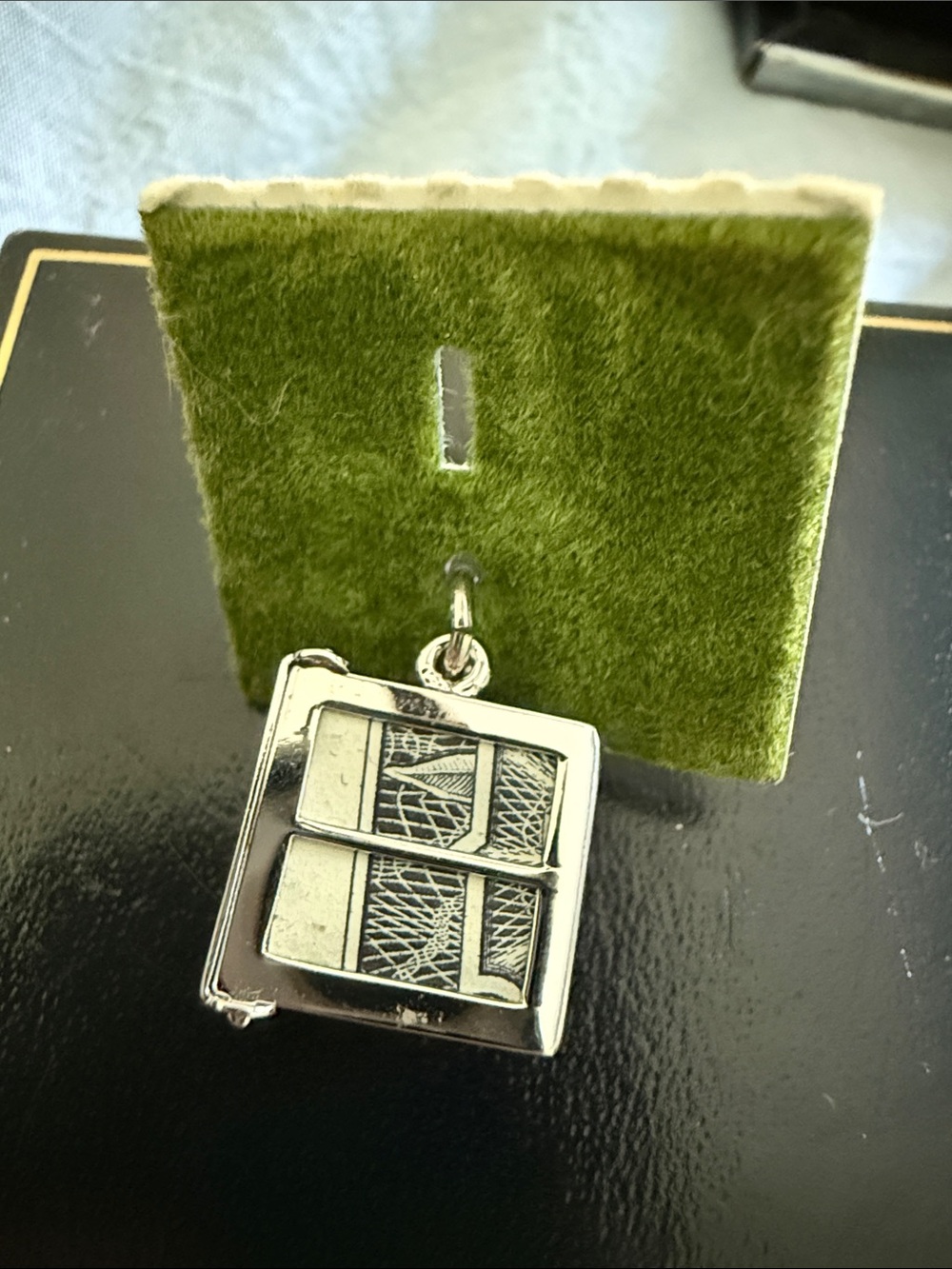 Vintage Danecraft Mechanical "Mad Money" Charm on tag Mid-Century 925 Charm